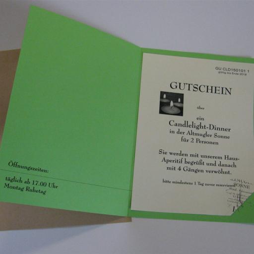 Gutschein einlösen